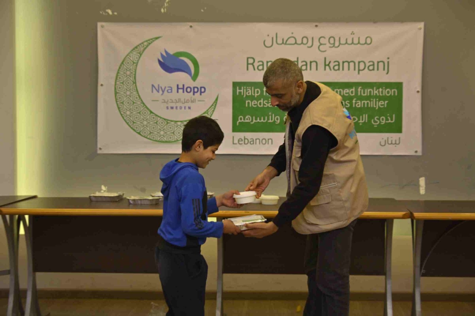 Nya Hopp Brings Warmth and Hope: Hot Meal Distribution for People with Disabilities in Lebanon