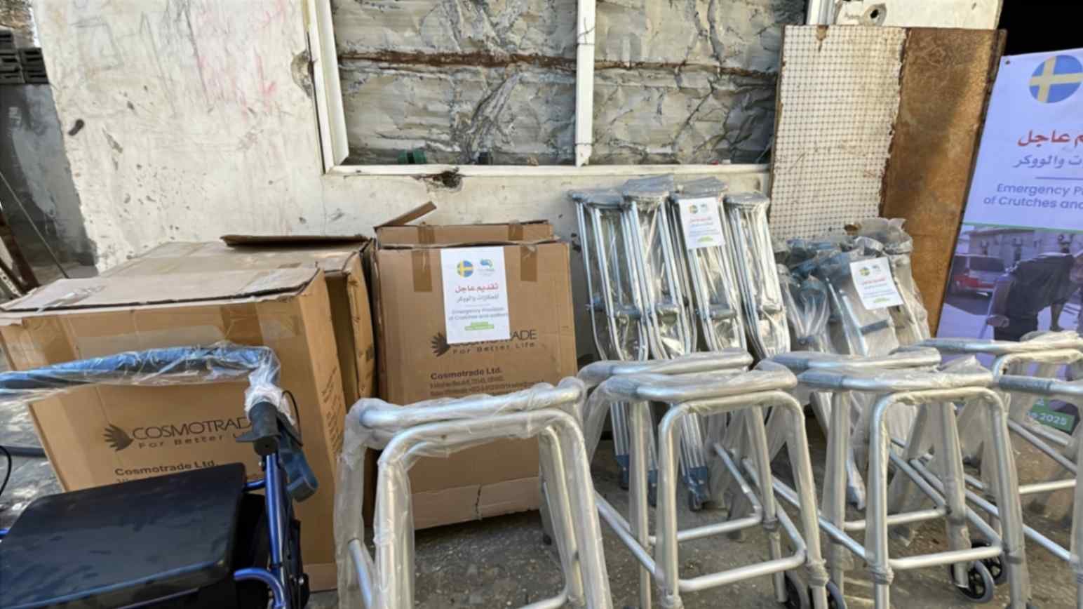 Nya Hopp Supports People with Disabilities in Gaza